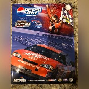 Pepsi 400 Daytona Racing program